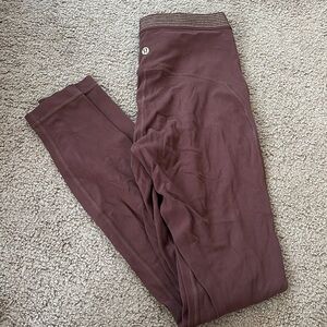 Burgundy lulu leggings